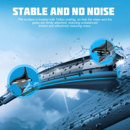 32" Boneless Windshield Wiper Blades for Trucks, Buses