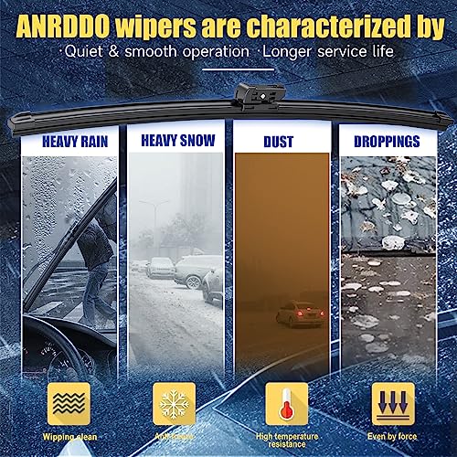 2014-2018 Chevy Silverado GMC Sierra Wiper Blades Set