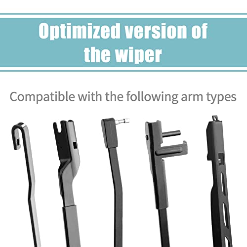 Front Windshield Wiper Blades Pair - 22"+22