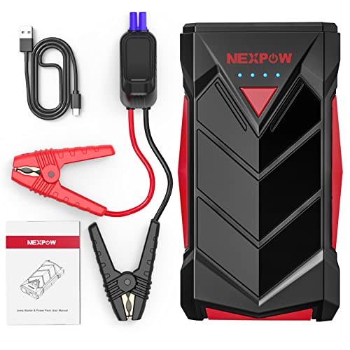 NEXPOW Portable Jump Starter for 12V Car Batteries