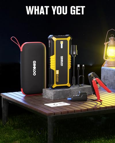 GOOLOO GP4000 Jump Starter: 4000A Peak, SuperSafe Technology