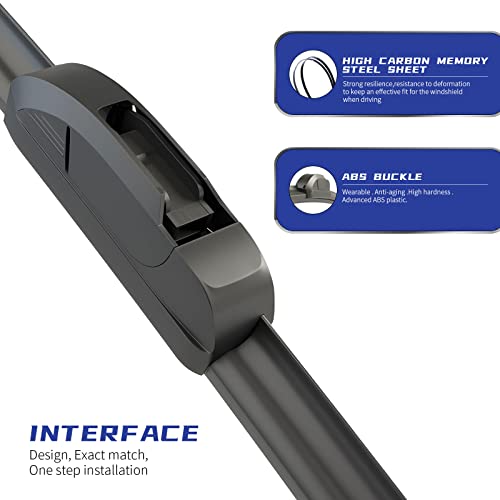 EMITHSUN Premium All-Season 22" Windshield Wiper Blades Pair