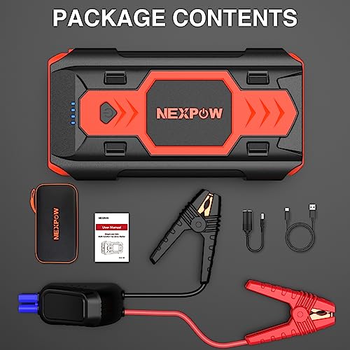 NEXPOW 2500A Car Jump Starter with USB Charge