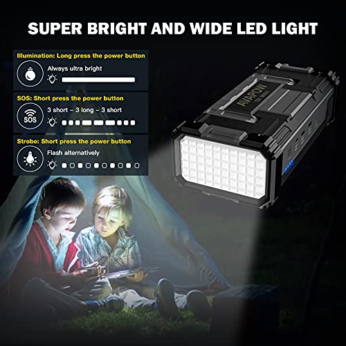 AVAPOW 6000A Car Battery Jump Starter with Dual USB