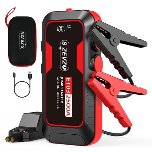S ZEVZO ET03 2500A Jump Starter for Trucks