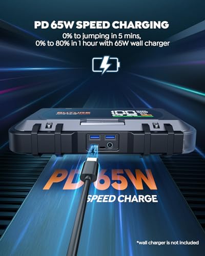 BUTURE 6000A Car Battery Jump Starter Kit