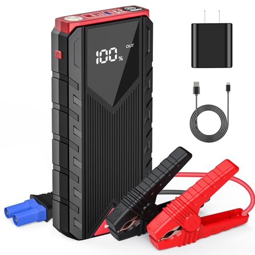 SHINEGIANT 2000A Car Jump Starter for Up to 9.0L Gas Diesel