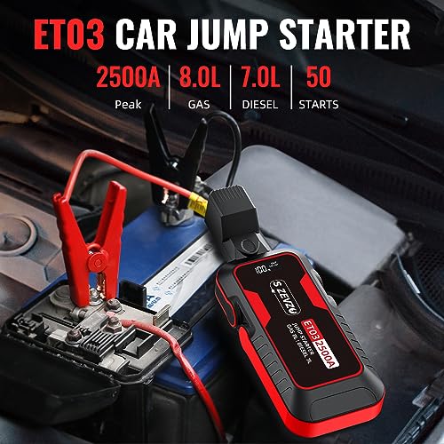 S ZEVZO ET03 2500A Jump Starter for Trucks