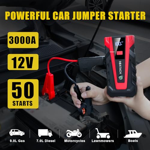 Scatach 011 3000A Car Battery Jump Starter Pack