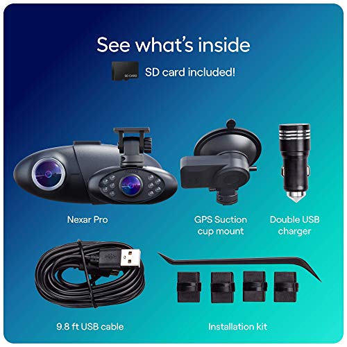 Nexar Pro Dual Camera Dash Cam for Trucks