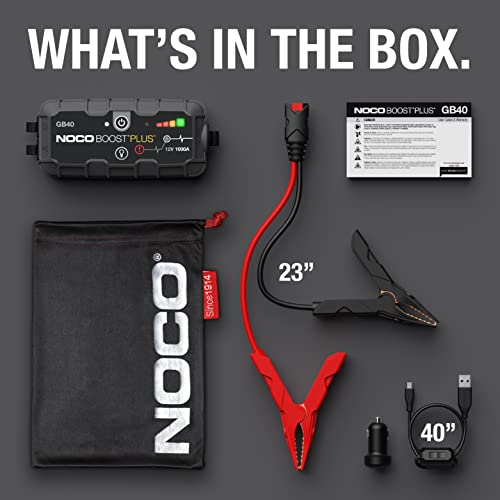 NOCO Boost Plus GB40 Car Battery Jump Starter