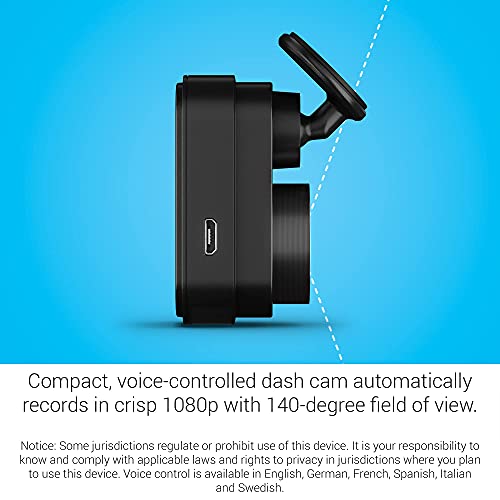 Garmin Dash Cam Mini 2 with 140-degree FOV