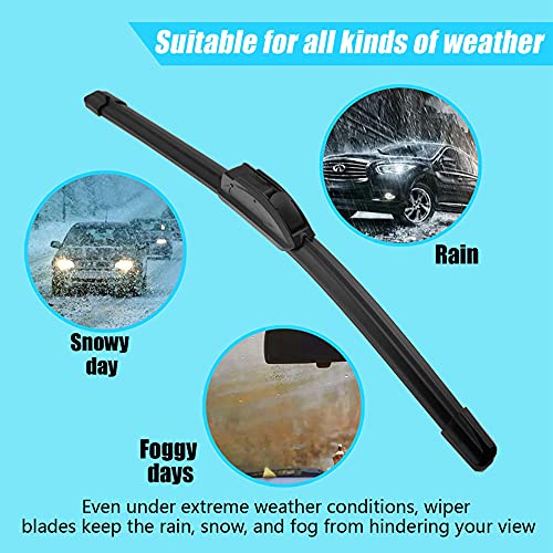 Premium 22" + 22" Truck Wiper Blades, 3-HE