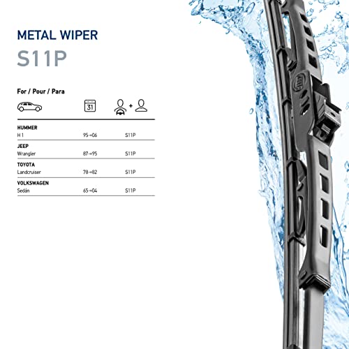 Pair of HELLA Standard Wiper Blades - 11