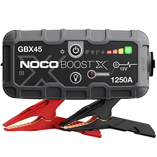NOCO Boost X GBX45 1250A 12V Lithium Jump Starter, Charger, Cables