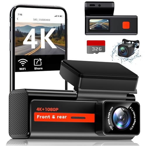 Vee S80 4K Dual Dash Camera Set