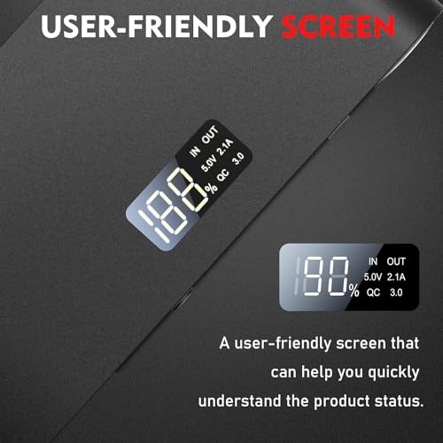 Portable 1600A Battery Jump Starter with Jumper Cables