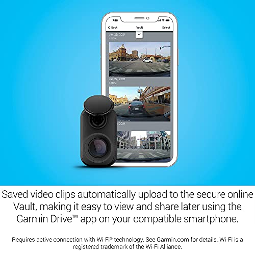Garmin Dash Cam Mini 2 with 140-degree FOV