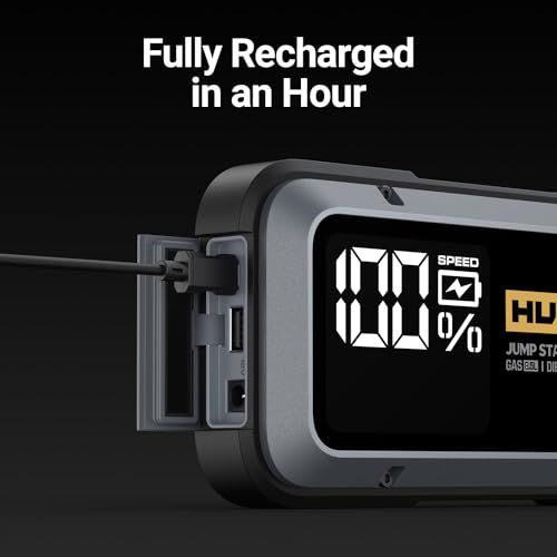 HULKMAN Alpha85 Smart Jump Starter for Trucks - Powerful Booster Pack