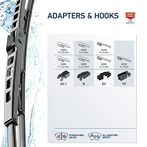 Pair of HELLA Standard Wiper Blades - 11