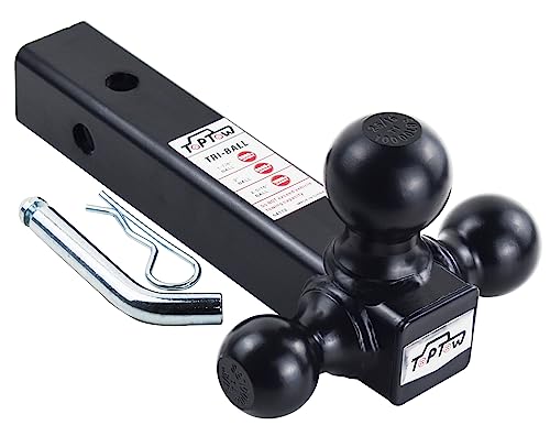 TOPTOW 64172HP Triple Ball Mount Hitch for Trucks