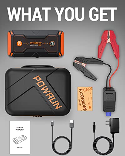 Powrun P-ONE 2000A Portable Jump Starter for Trucks