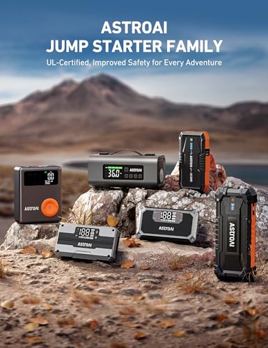 AstroAI 2000A Jump Starter for Trucks, LED Screen