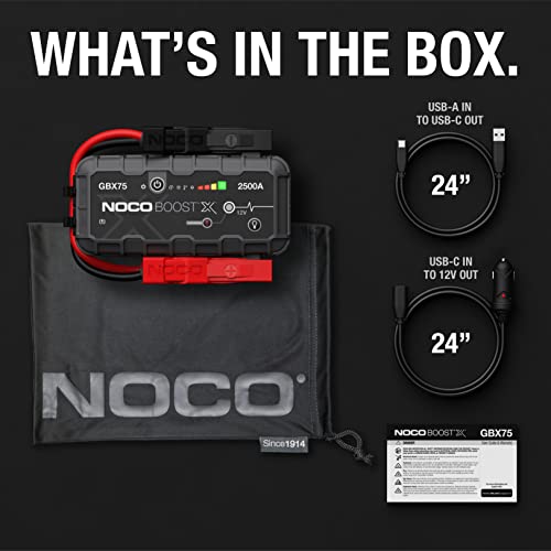NOCO Boost X GBX75 2500A Jump Starter Set