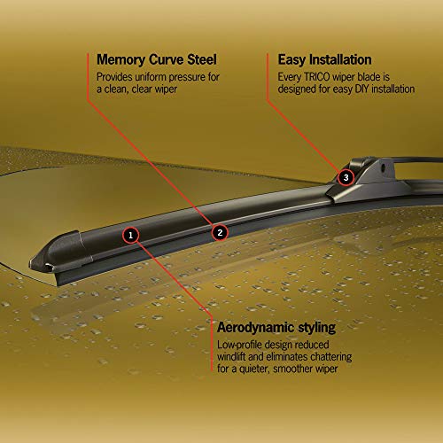 TRICO Gold® 22 Inch Windshield Wiper Blades, Pack of 2