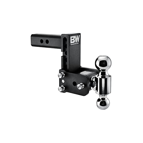 B&W Adjustable Trailer Hitch Ball Mount with Dual Ball