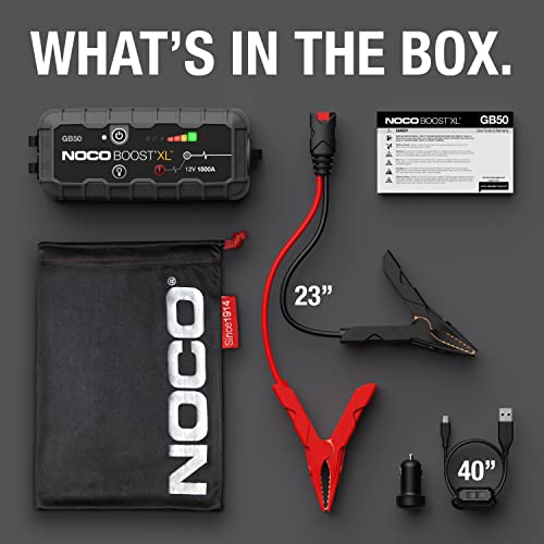 NOCO Boost XL GB50 1500A Lithium Jump Starter