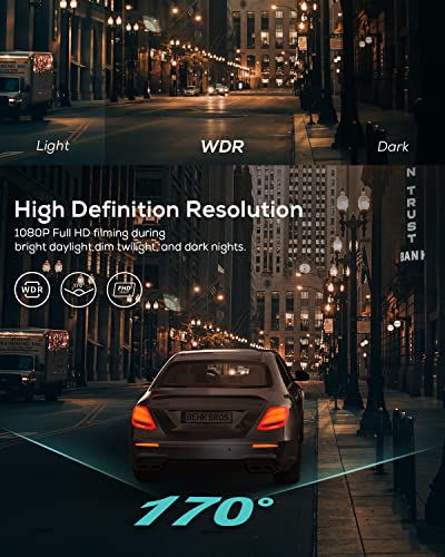 iZEEKER 1080P Full HD Dash Cam with Night Vision