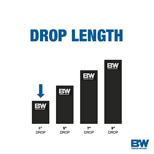 B&W Tow & Stow Adjustable Trailer Hitch 10,000 GTW