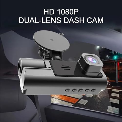 1080P FHD Dash Cam for Cars with Wide Angle