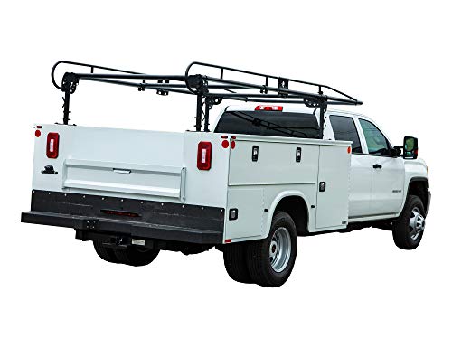 Buyers Black Steel Service Body Ladder Rack - 13.5 ft
