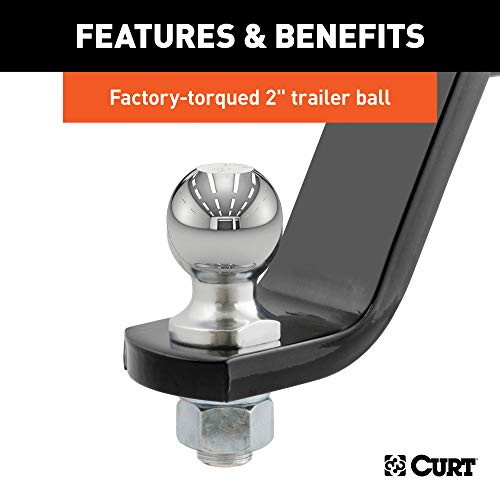 CURT 45064 Lifted Truck Hitch Mount, 2-Inch Ball