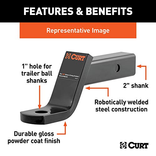CURT 45050 Class 3 Trailer Hitch Ball Mount