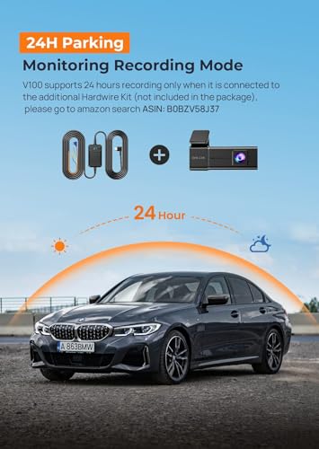 WiFi Dash Cam 1440P Front Camera for Trucks