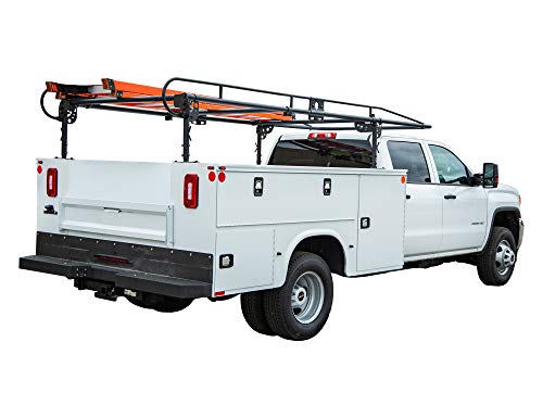 Buyers Black Steel Service Body Ladder Rack - 13.5 ft