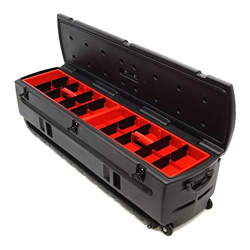 Black DU-HA Tote: Rolling Truck Storage Box Case