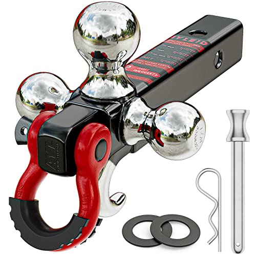 Ayleid Tri-Ball Mount with Tow Shackle & Hook