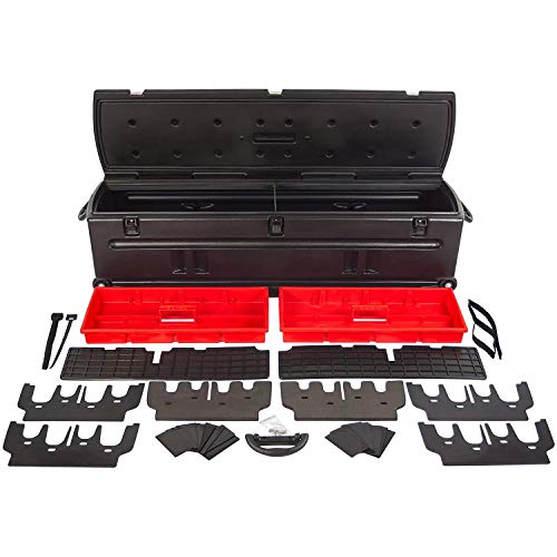Black DU-HA Tote: Rolling Truck Storage Box Case