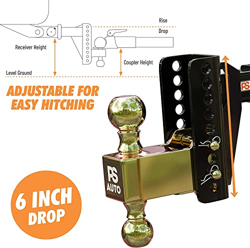 Adjustable Trailer Hitch for RV, Motorcycles & Powersports