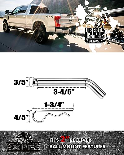 Trailer Hitch Mount with 2-Inch Ball & Pin