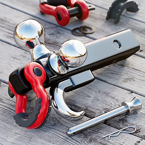 Ayleid Tri-Ball Mount with Tow Shackle & Hook