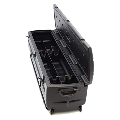 Black DU-HA Tote: Rolling Truck Storage Box Case
