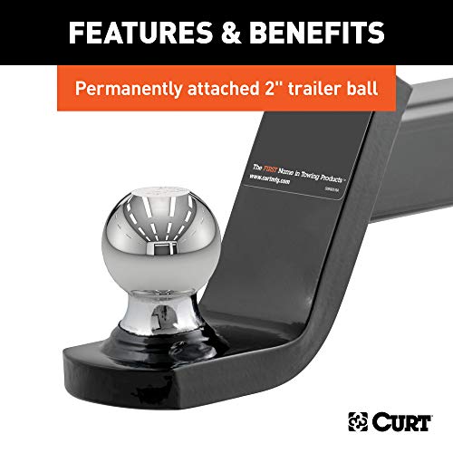 CURT 45154 Fusion Trailer Hitch Mount - 2" Ball
