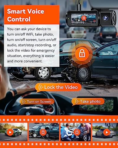 Vantrue N5 4CH WiFi 360° Dash Cam, Night Vision