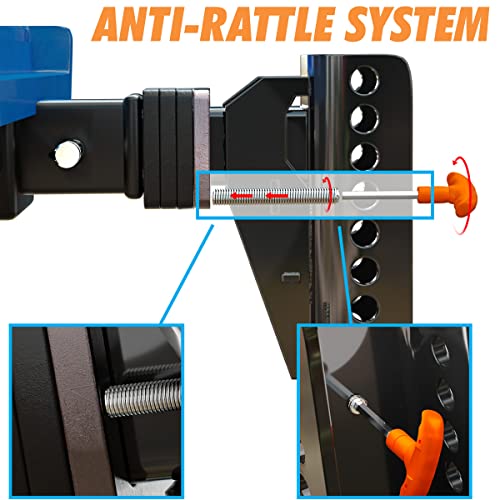 Adjustable Trailer Hitch for RV, Motorcycles & Powersports