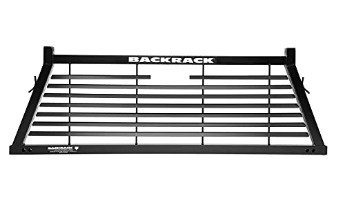 BACKRACK Louvered Rack Frame - Black, No Drill - Fits Ford, Dodge RAM & More